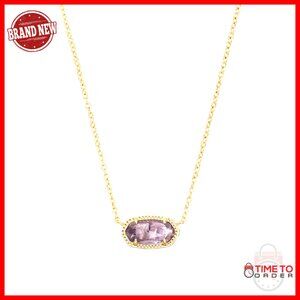 Gold Plated Pendant Necklace Elegant Minimal Chic Everyday Layering Jewelry